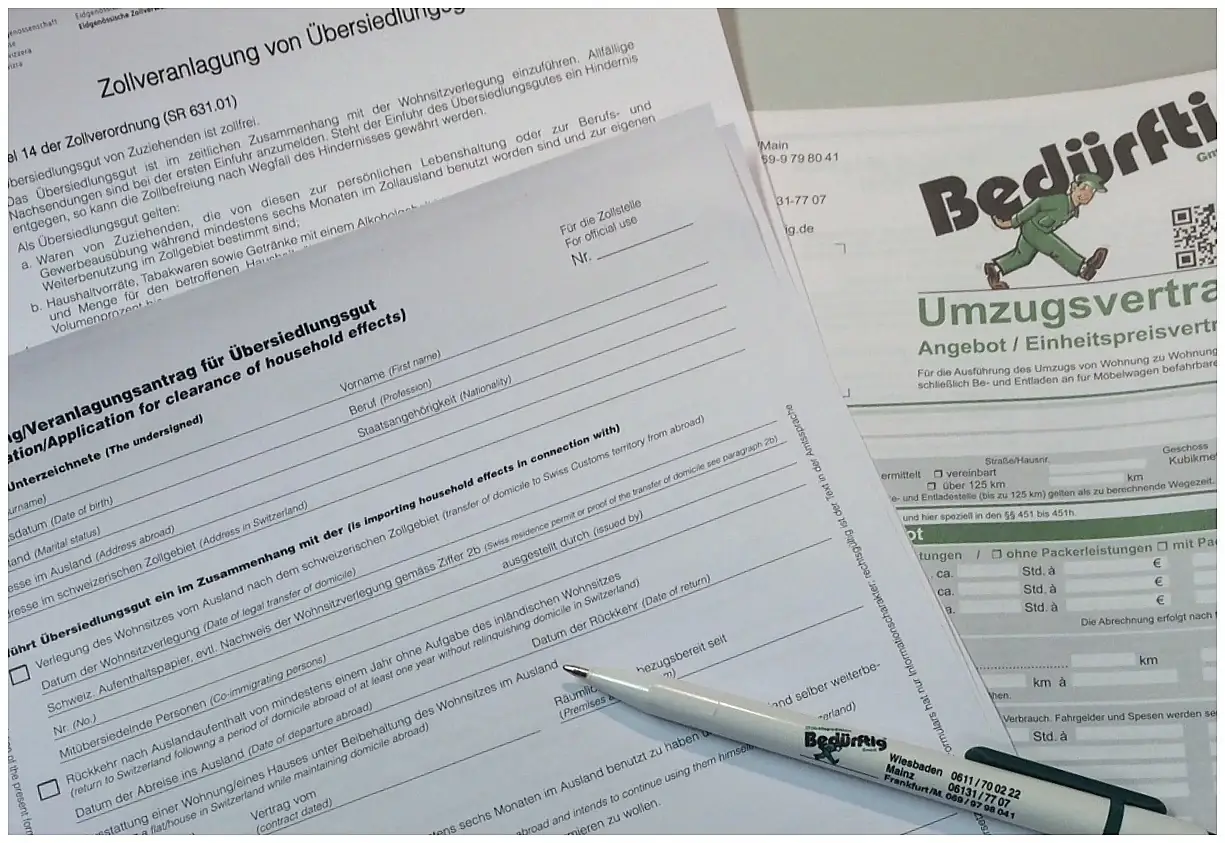Auslandsumzug von Mainz mit Bedürftig Umzüge