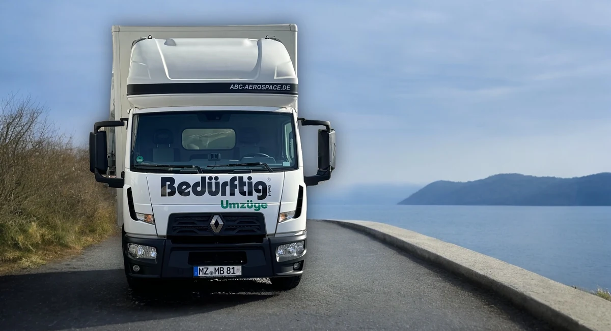 Umzugsfahrzeug von Bedürftig Umzüge für Heidelberg und Umgebung