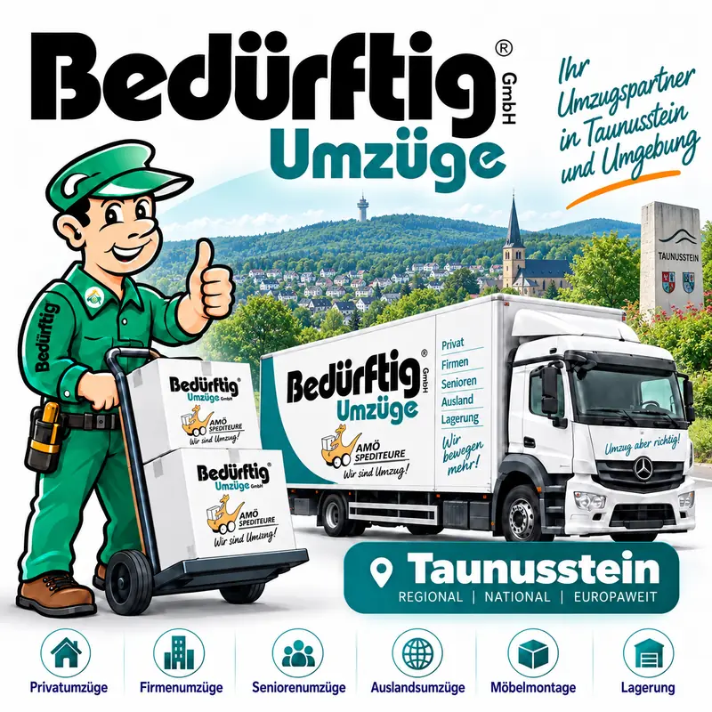 Bedürftig Umzüge – Umzugsunternehmen in Taunusstein