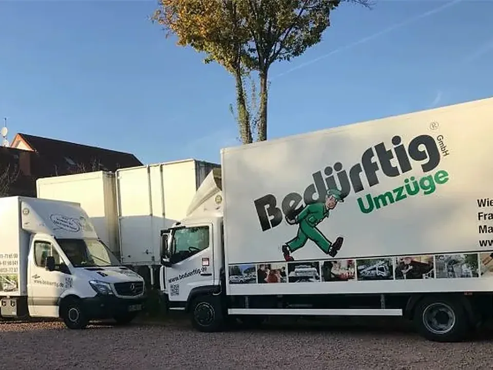Umzugsfahrzeuge aus dem eigenen Fuhrpark von Bedürftig Umzüge